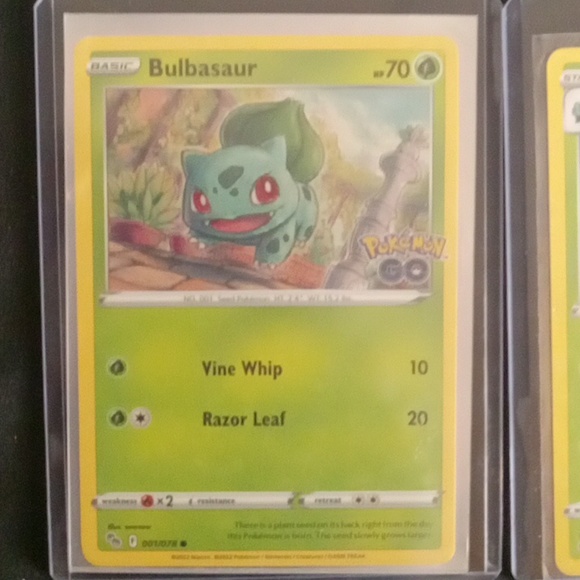 POKéMON"venusaur GO holographic #3 evolution set. - Picture 3 of 8